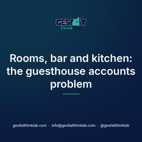 Rooms, bar and kitchen: the guesthouse accounts problem