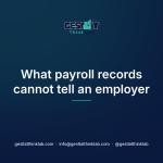 What payroll records cannot tell an employer