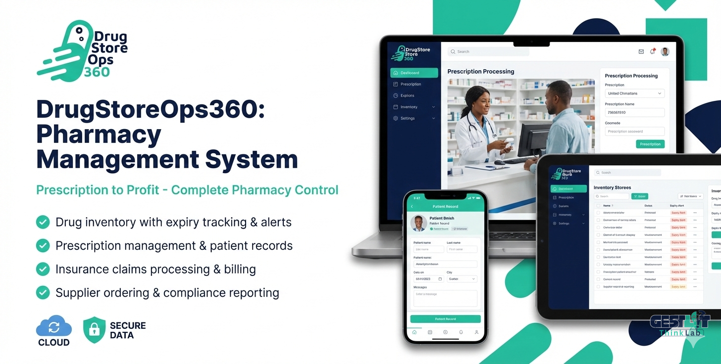 DrugStoreOps360 : Pharmacy Management System