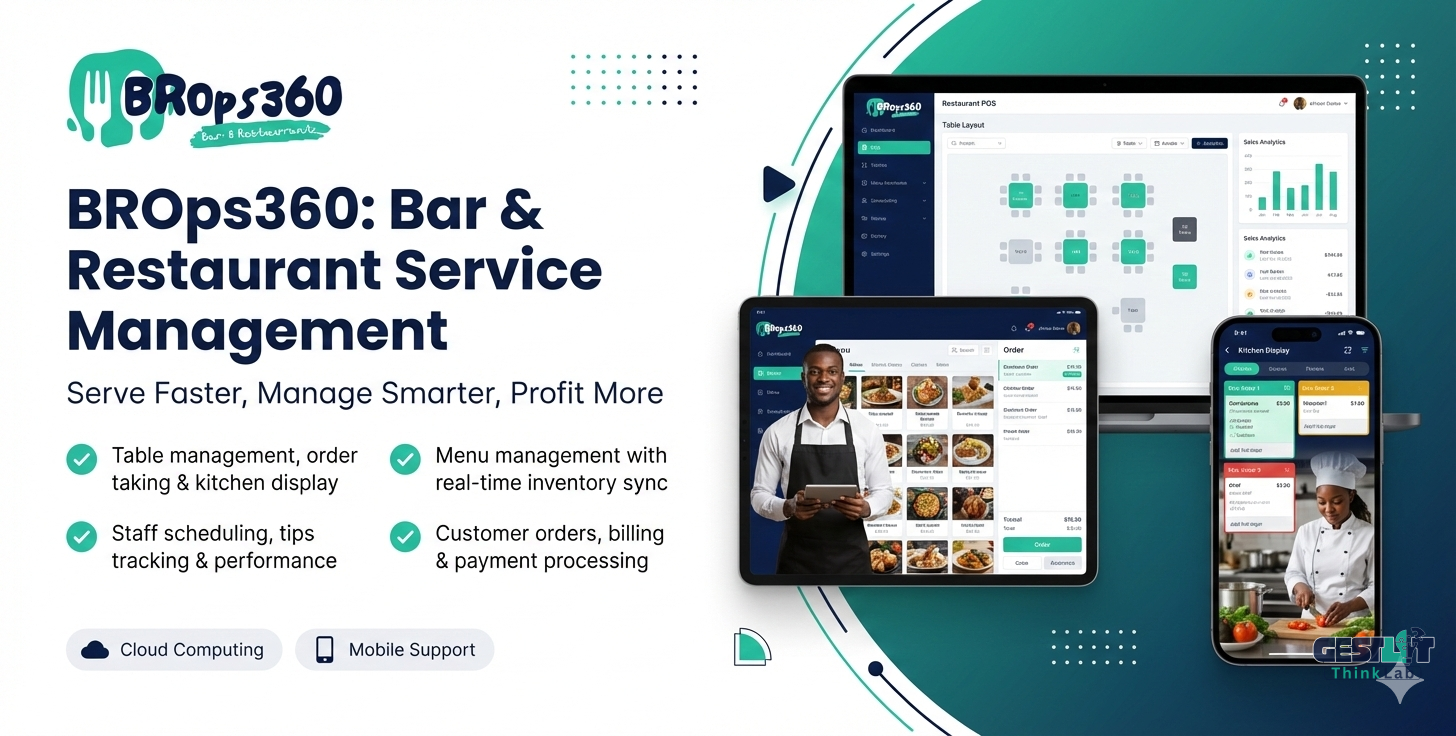 BROps360 : Bar & Restaurant Service Management