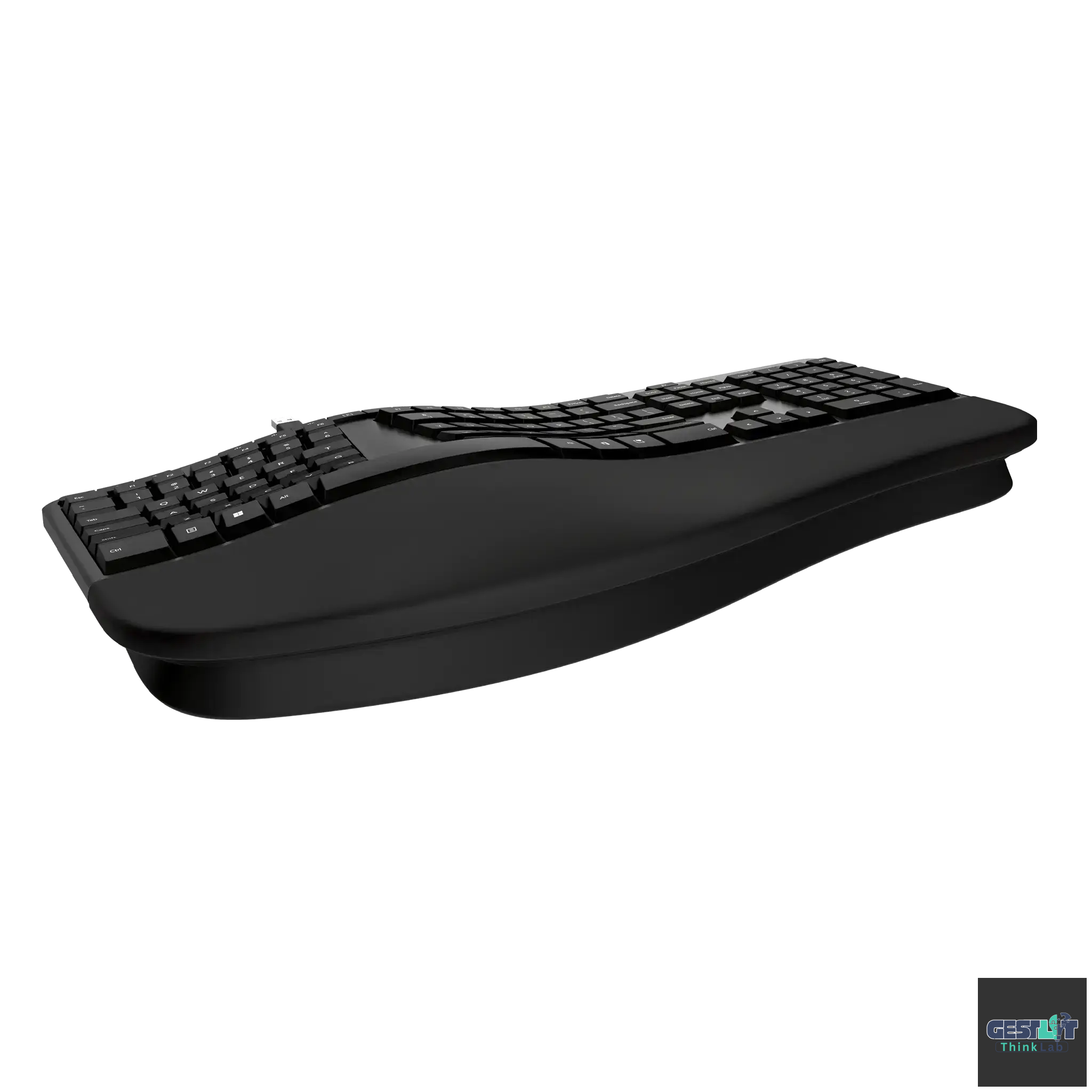 Microsoft Ergonomic Keyboard | Wired USB, Split Keyset, Cushioned Palm Rest