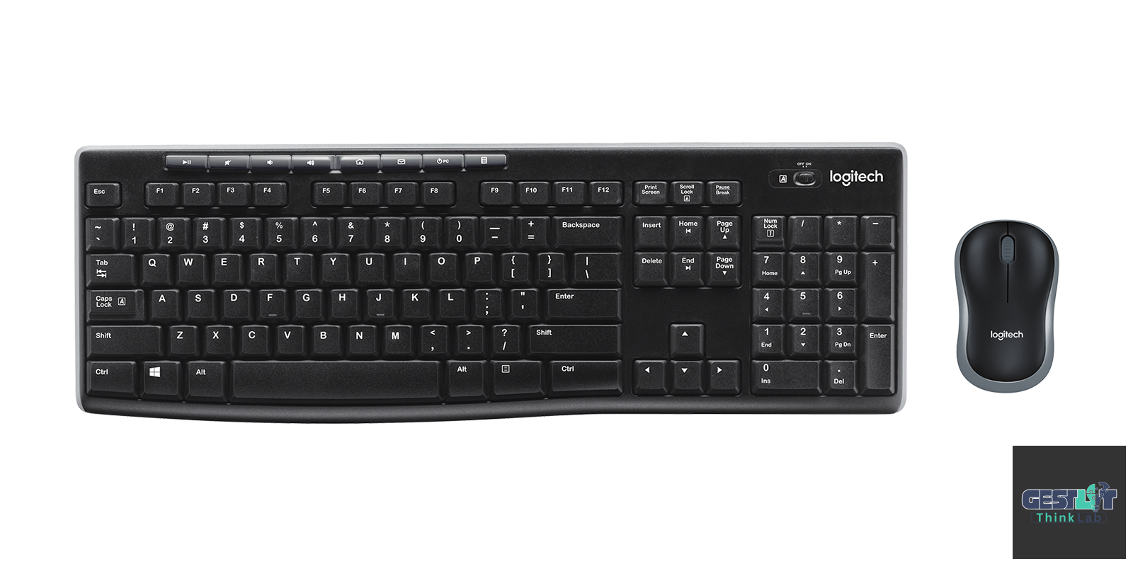 Logitech MK270 | Wireless Combo, Full-Size + Numpad, 2.4GHz