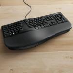 Microsoft Ergonomic Keyboard | Wired USB, Split Keyset, Cushioned Palm Rest