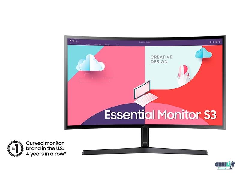 Samsung 24" Curved Monitor | FHD VA, 1800R, AMD FreeSync, Eye Saver Mode