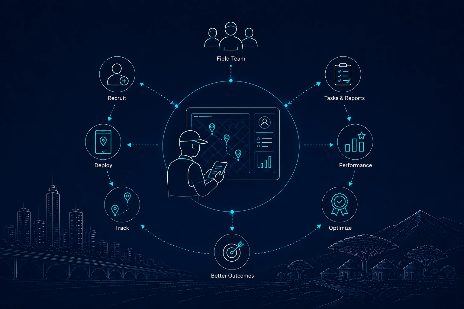 Field Force Management as a Service